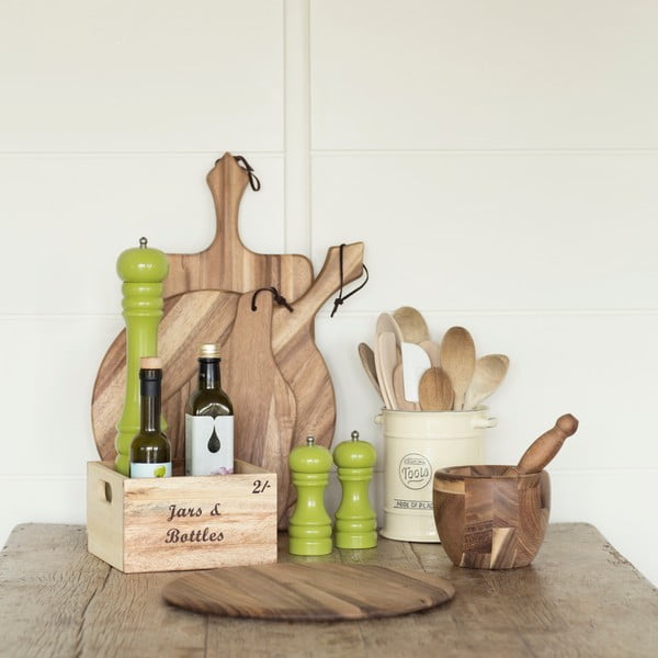 Akaatsiapuidust lõikelaud , 35 x 20 cm Baroque - T&G Woodware-image-1