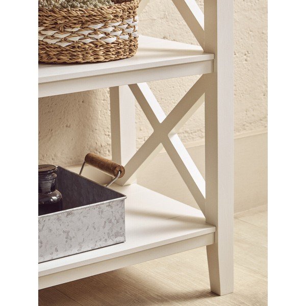 Valge männipuidust riiul 40x81x81 cm Heritage - Premier Housewares-image-4