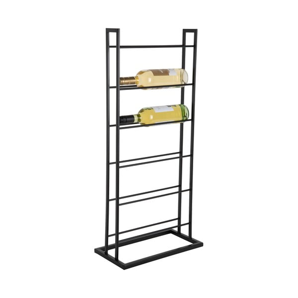 Must metallist seinale paigaldatav veiniriiul, 5le pudelile 38x84,5x20 cm Single Floor - PT LIVING-image-3