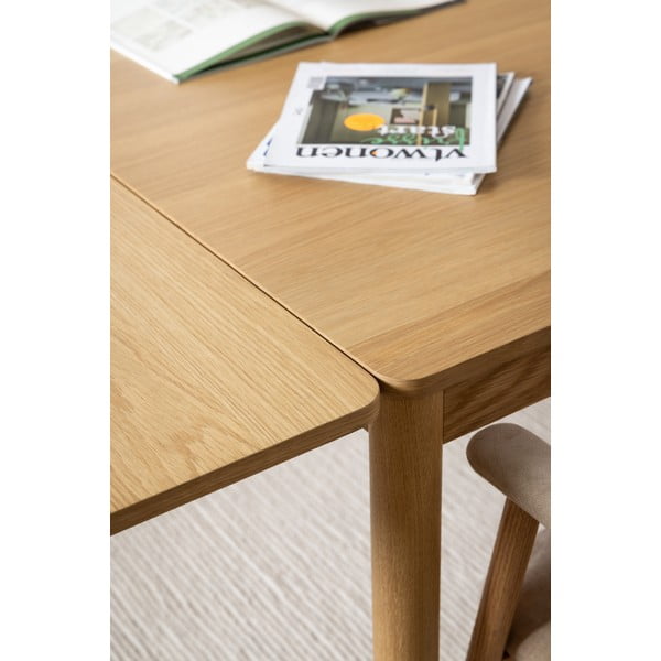 Kokkupandav söögilaud tammedekooriga 100x200 cm Atlantic - Actona-image-1