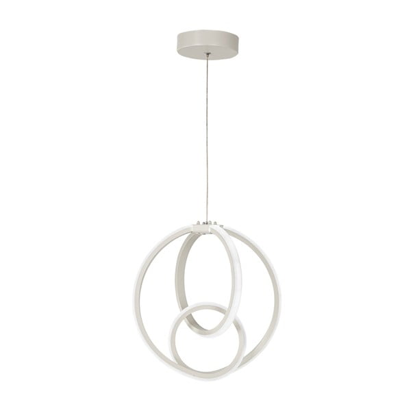 Valge metallist LED rippvalgusti ø 28,5 cm Neo - Squid Lighting