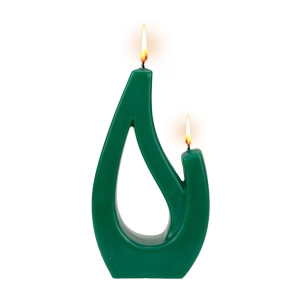 Zelená svíčka Alusi Saba Petit, 6 hodin hoření