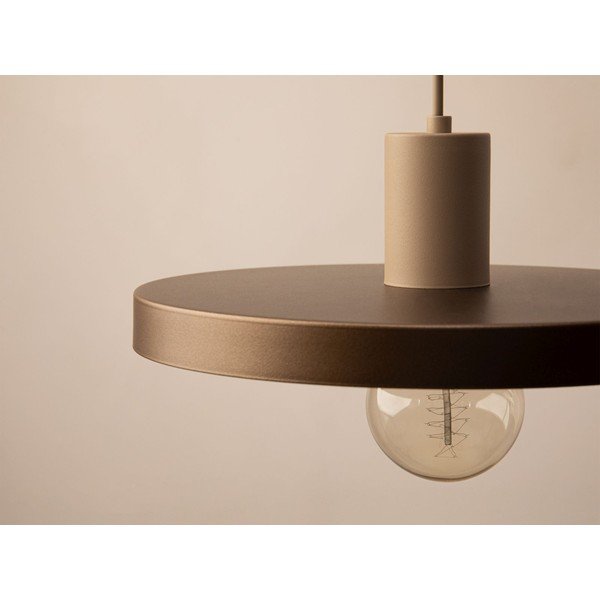 Helepruun metallist ripplamp ø 30 cm Ori - Micadoni-image-2
