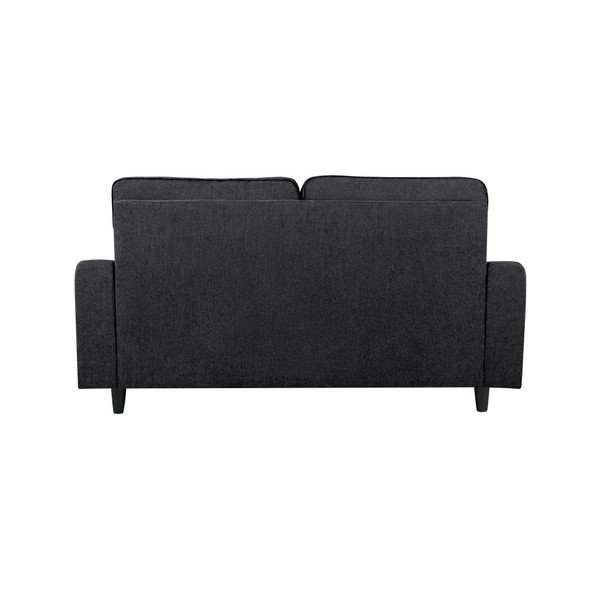 Černá dvojmístná pohovka Kooko Home Rumba-image-4