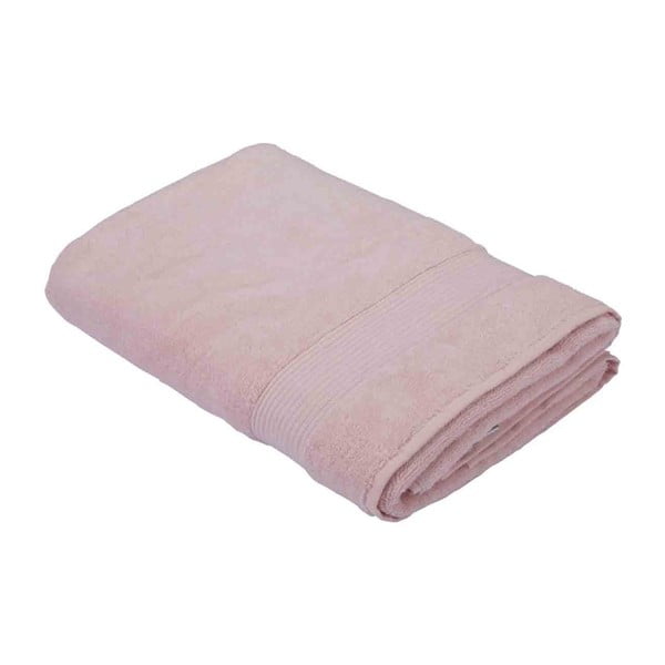 Růžový bavlněný ručník Bella Maison Base, 100 x 150 cm