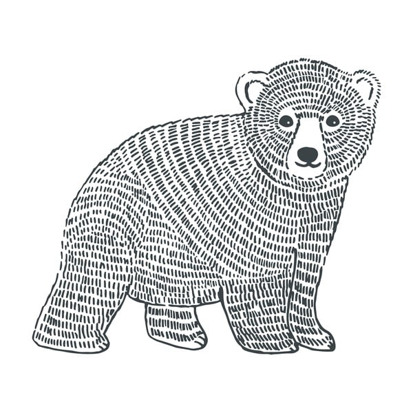 Laste kleebis 47x40 cm Bear - Lilipinso