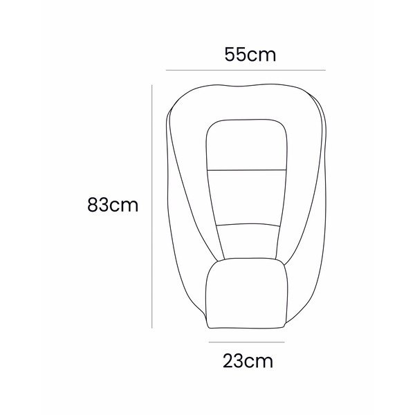 Roheline beebipesa 55x83 cm - Meowbaby-image-4