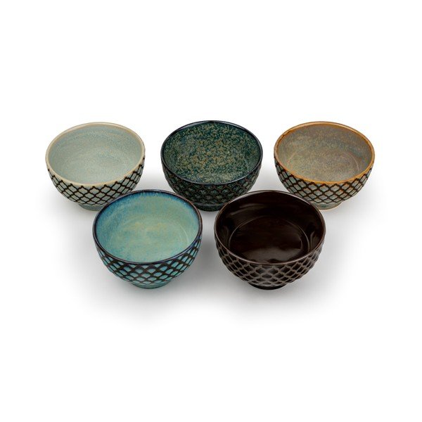 Portselanist tassid 5 tk komplektis 200 ml Sara - Bredemeijer