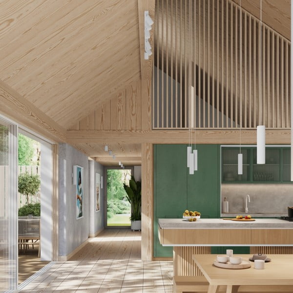 Valge rippvalgusti ø 19,5 cm Gleam - Sollux-image-1