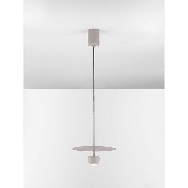 Beež alumiiniumist LED-ripplamp ø 30 cm Edem - Nova Luce-image-4