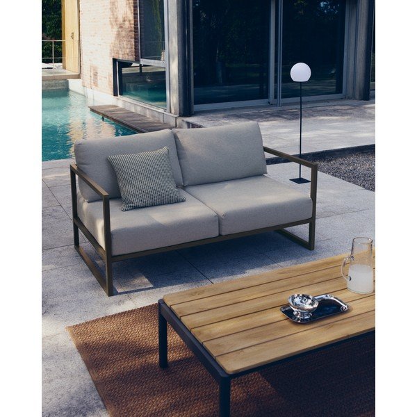 Terrakottapunane taaskasutatud kiududest sise- ja välisvaip 160x230 cm Despas - Kave Home-image-1