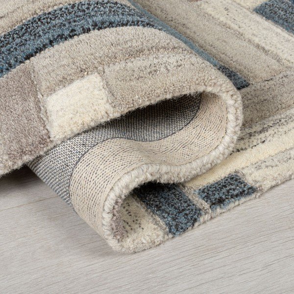 Sinine/hall villane vaibajooksja 60x230 cm Russo - Flair Rugs-image-1