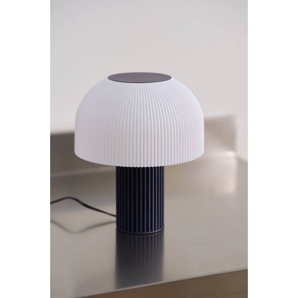 Valge/sinine plastmassist laualamp (kõrgus 29 cm) Maya - Jotex-image-2