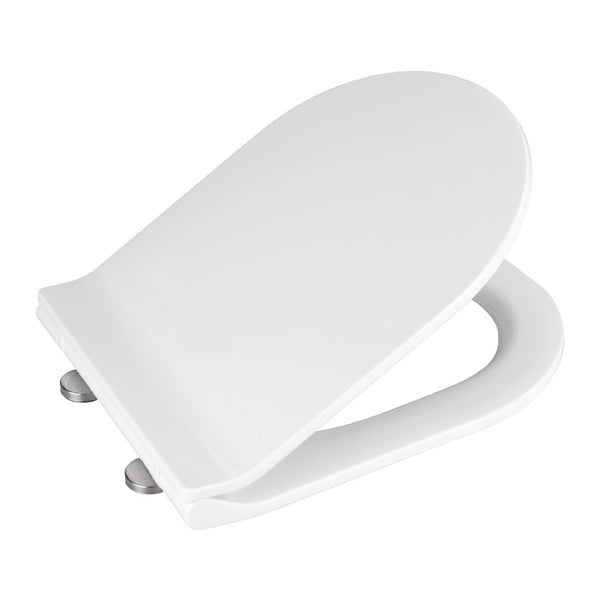 Valge lihtsasti sulguv WC-iste , 46 x 36 cm Habos - Wenko-image-3