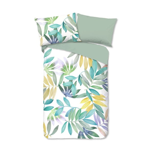 Roheline puuvillane voodipesu üheinimesevoodile 140x200 cm Marcus - Good Morning