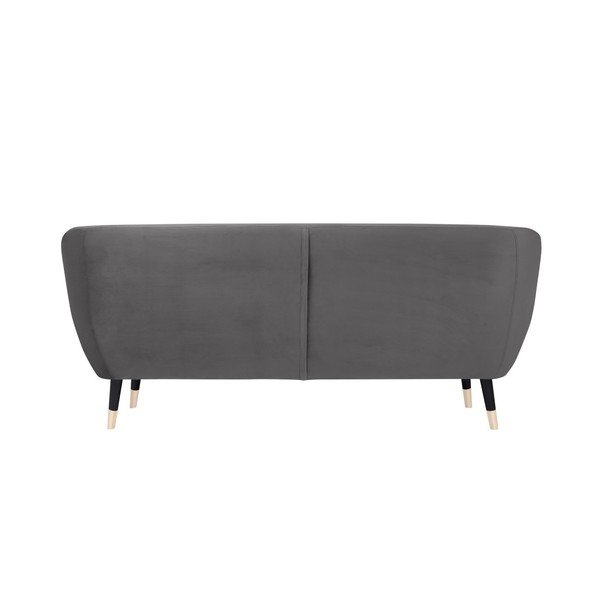 Šedá pohovka s černými nohami Mazzini Sofas Benito, 188 cm-image-4