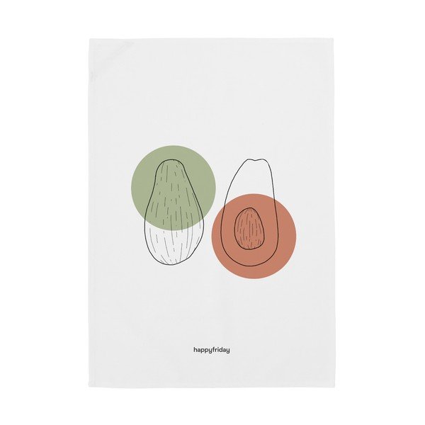 Puuvillased rätikud 2 tk komplektis 50x70 cm Avocado - Happy Friday-image-2