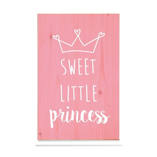 Dřevěná cedule Sweet Little Princess