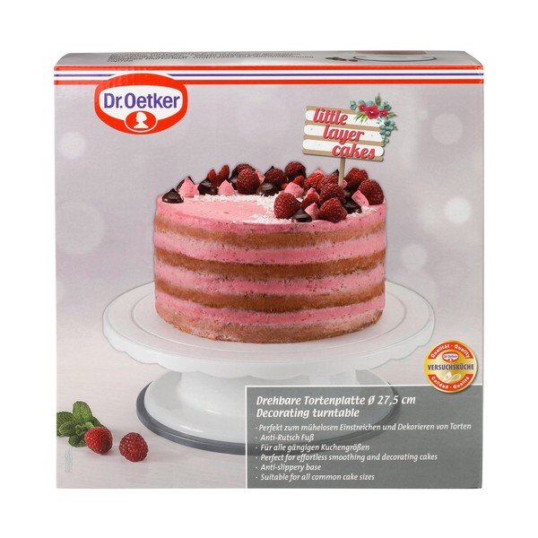 Valge pöörlev kandik Sweet, ø 27,5 cm - Dr. Oetker-image-2