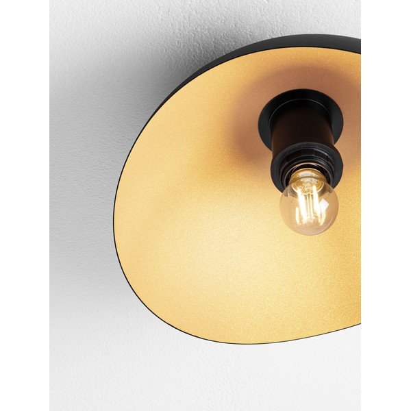 Matt must/kuldne metallist laelamp Opsi - Nova Luce-image-2