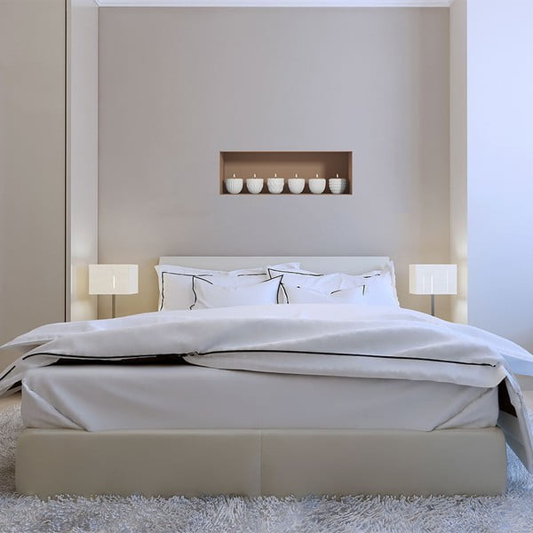 3D seinakleebis Küünlad - Ambiance-image-1