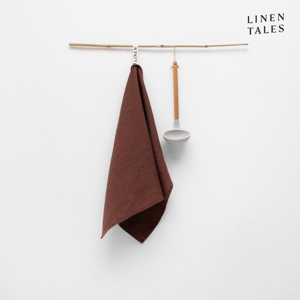 Linane rätik 45x65 cm Chocolate - Linen Tales