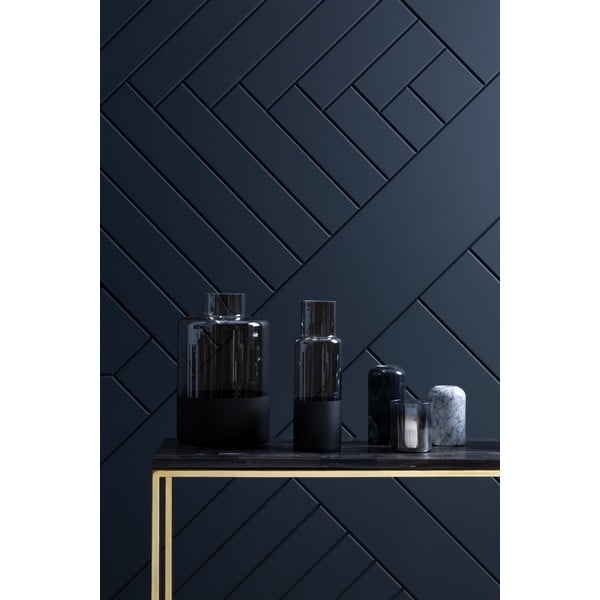 Mustade detailidega klaasvaas Cova, kõrgus 30 cm - Premier Housewares-image-2