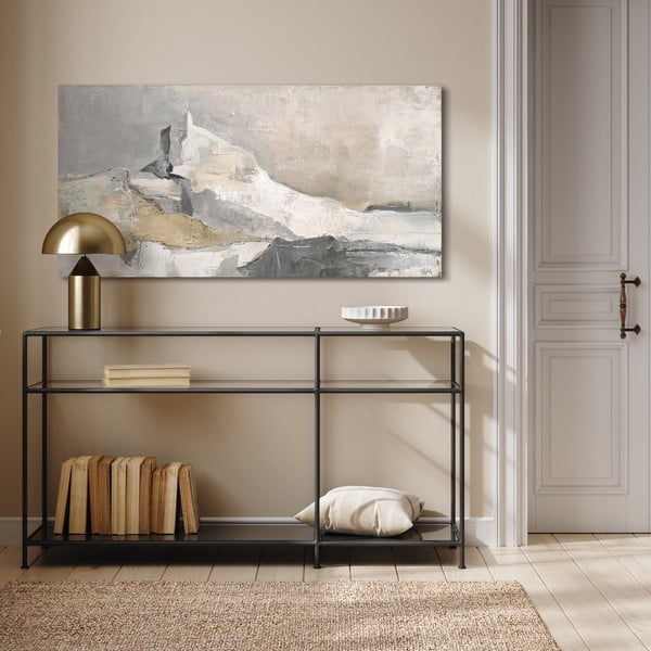 Käsitsi maalitud elementidega maal 140x70 cm Nordic Shapes - Malerifabrikken-image-1