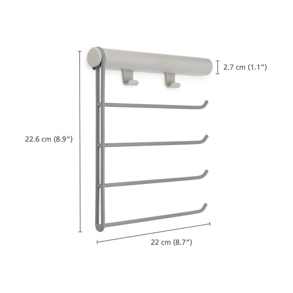 Metallist lipsu- ja vööhoidja Orderly - Joseph Joseph-image-4