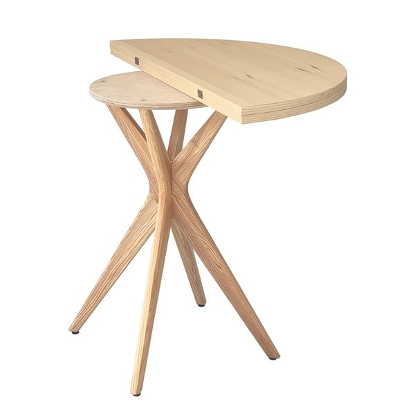 Saarespooniga ümmargune kokkupandav söögilaud 45x90 cm Jubi - Ragaba-image-2