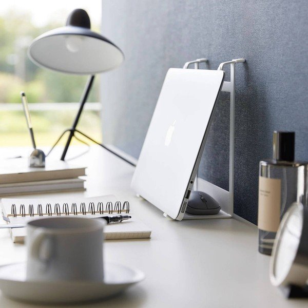 Valge metallist sülearvutialus Tower - YAMAZAKI-image-4