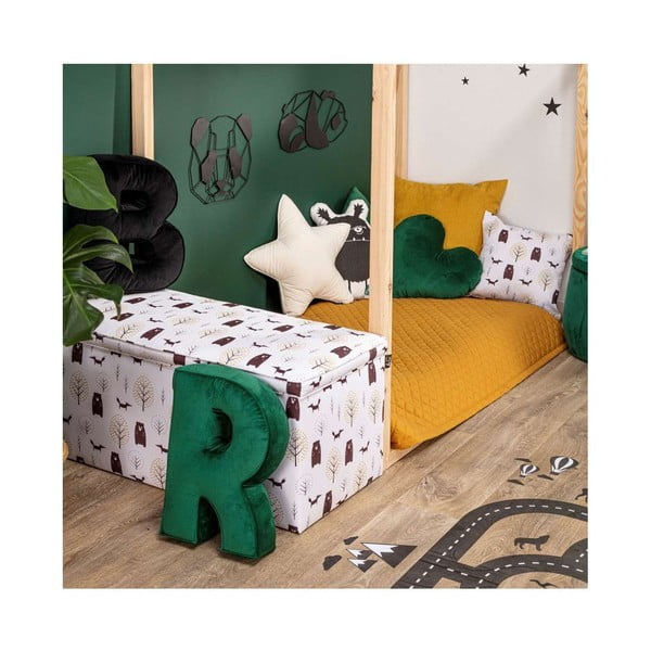 Tepitud beebivoodi 160x100 cm Posh Velvet - Yellow Tipi-image-4