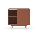 Puiduvärvi tammedekooriga madal kummut 90x78 cm Otto - Teulat