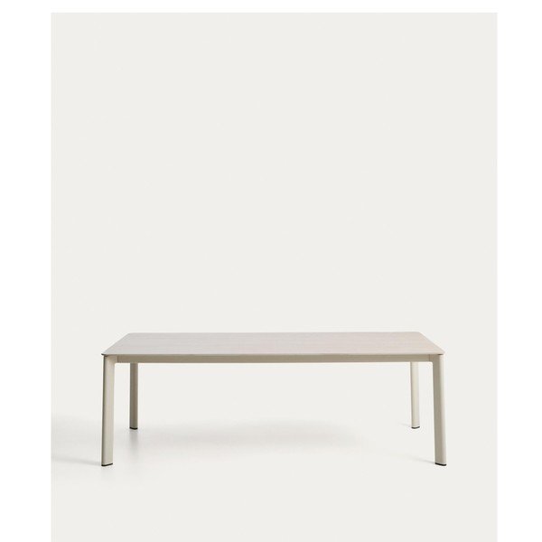 Kiviplaadiga aiasöögilaud 100x220 cm Anafi - Kave Home-image-1