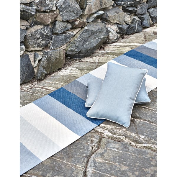 Sinine-kreem sise/välisvaip 70x300 cm Molly Ocean Grey – Pappelina-image-2