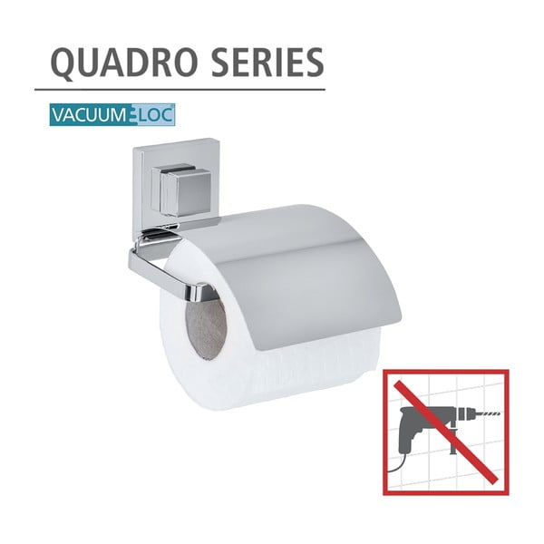 Isehoidev tualettpaberi hoidja Vacuum-Loc, 14 x 13 cm - Wenko-image-4