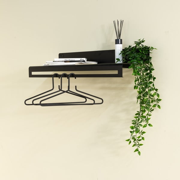 Must metallist seinanagi koos riiuliga Sway - Spinder Design-image-1