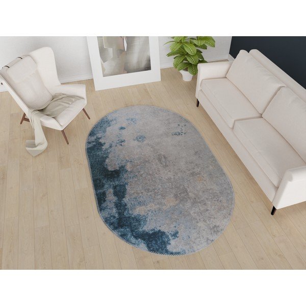Sinihall pestav vaip 160x230 cm - Vitaus-image-1