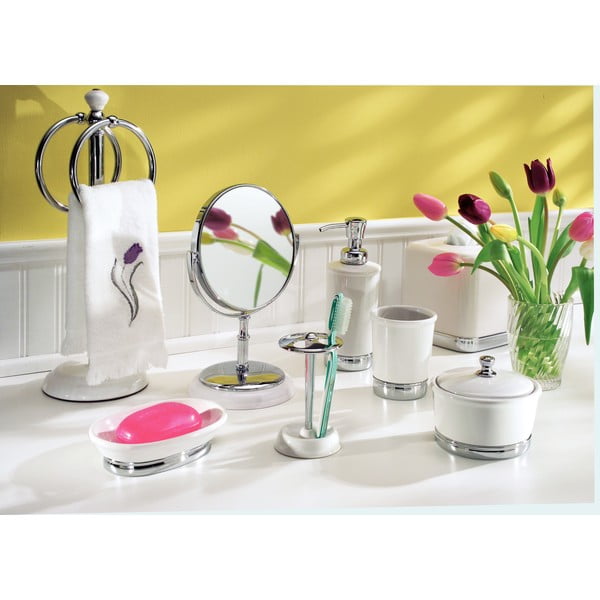 Valge tass hambaharjade jaoks York - iDesign-image-1