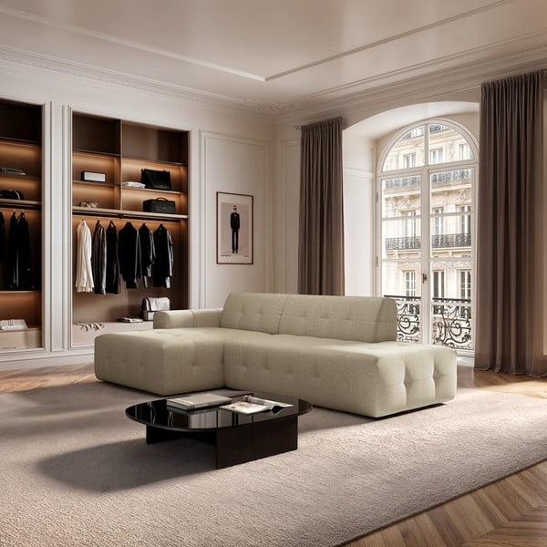 Beež nurgadiivan (vasak nurk) Tuil - Rodier-image-1