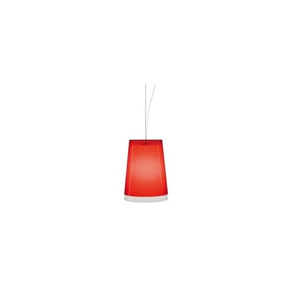 Závěsné světlo L001S/AA, transparentní červená