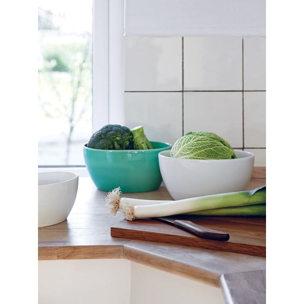 Valge ovaalne keraamiline kauss , 22 x 13,5 cm Ursula - Kähler Design-image-2