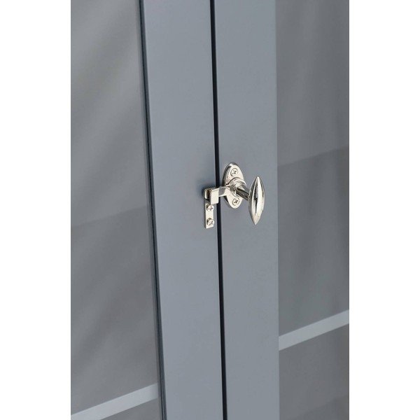MDF-ist hall rippuv vitriinkapp 85x170,5x35 cm Prato - Ellos Home-image-1