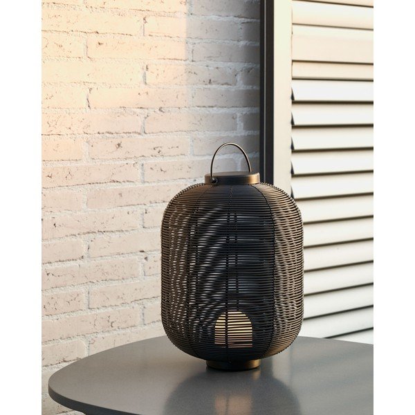 Must LED dimmerdatav laualamp (kõrgus 37 cm) Saranella - Kave Home-image-1