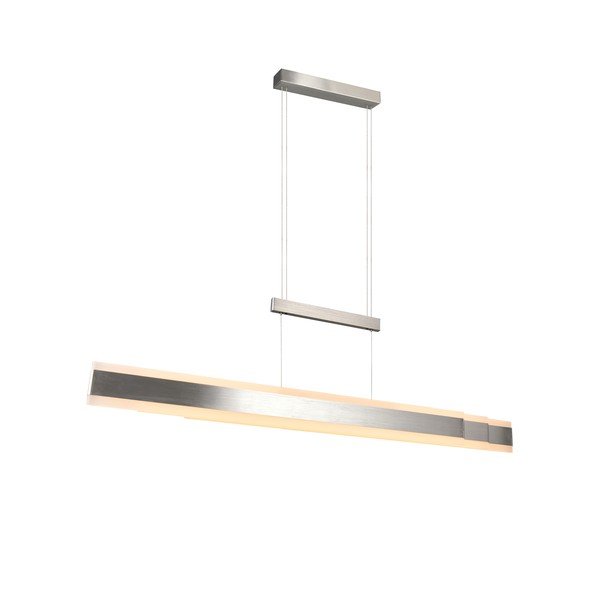 Matt-hõbedane LED-rippvalgusti metallist varjuga Arcola - Trio-image-3