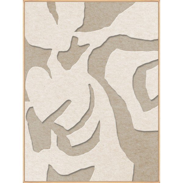 3D-pilt raamiga/akustiline 90x120 cm Soft Embrace 1 - Malerifabrikken