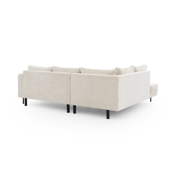 Beež šenillist nurgadiivan (vasak nurk/L-kujuline) Mauris - Ropez-image-3