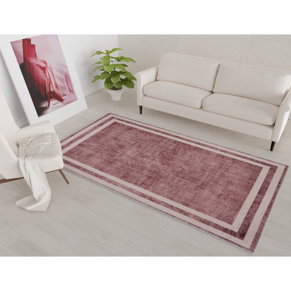 Punane pestav vaip 180x120 cm - Vitaus-image-1