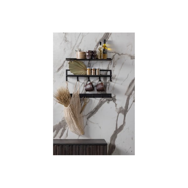 Must metallist seinakinnitus riiuliga Quinn - WOOOD-image-1