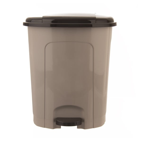 Pruun pedaaliga plastikust prügikast 30 l - Orion-image-4